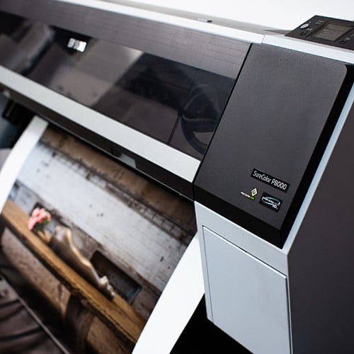 Impression d’un tirage photographique sur une imprimante Epson SureColor